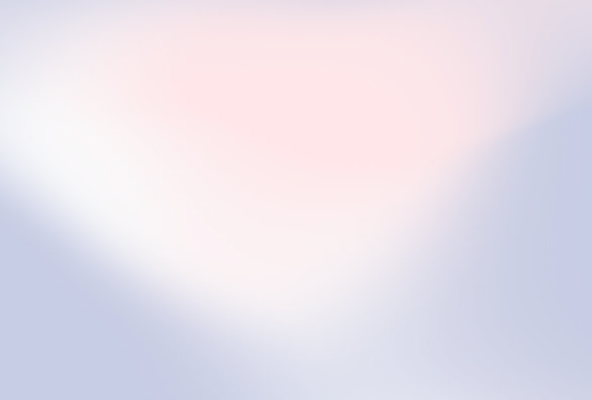 Soft gradient background blending pastel pink, white, and light purple tones.